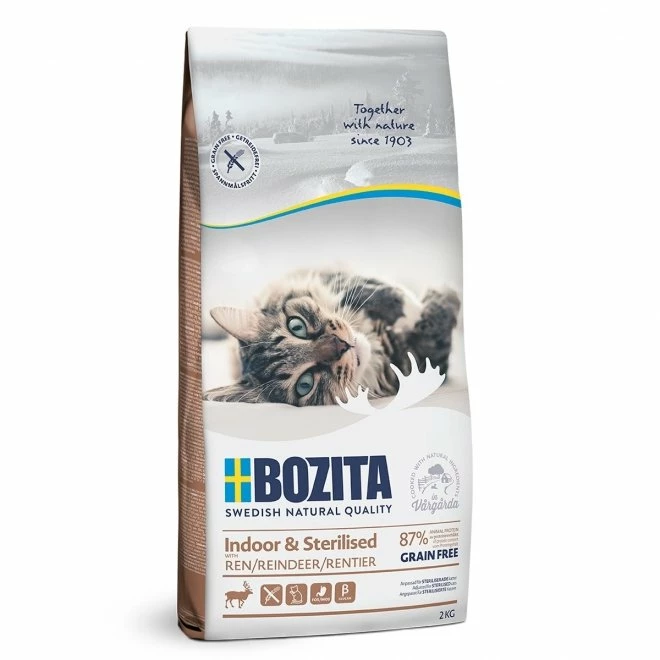 Bozita Indoor & Sterilized Grain Free Reindeer 1 Bozita Indoor & Sterilized Grain Free Reindeer