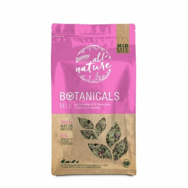 Bunny Nature Botanicals Mix Smalkjempe & Rose, 120 G 1 Bunny Nature Botanicals Mix Smalkjempe & Rose, 120 G