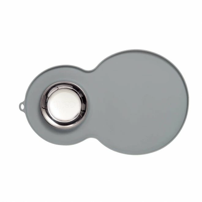 Catit Silikonunderlag Peanut, Grå 1 Catit Silikonunderlag Peanut, Grå