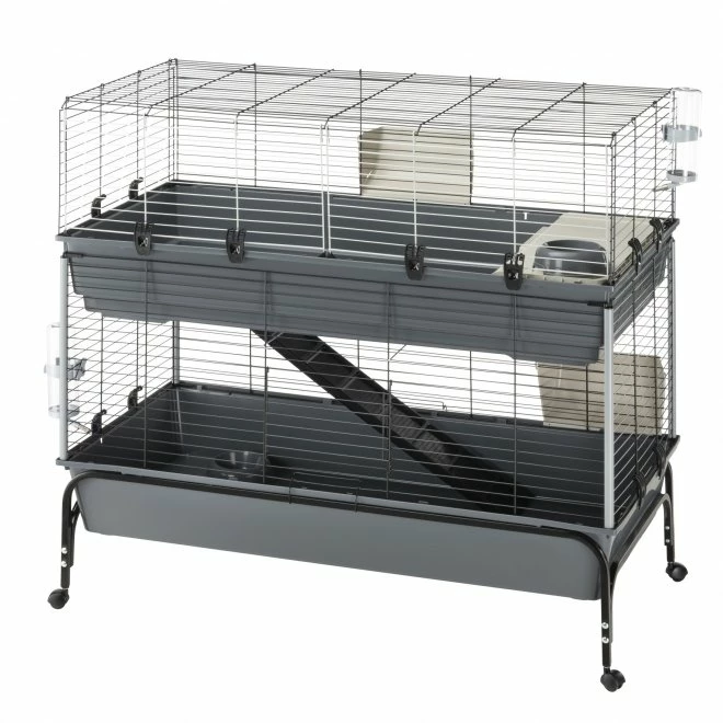 Ferplast Rabbit 120 Dobbel Kaninbur 1 Ferplast Rabbit 120 Dobbel Kaninbur
