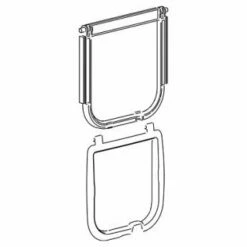 Ferplast Dørsett For Swing 5-7 Luker