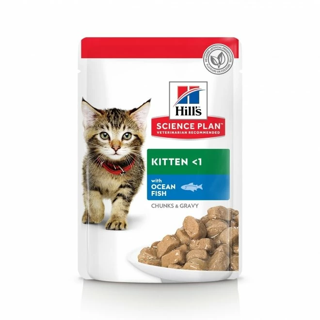 Hill's Science Plan Kitten Chicken & Ocean Fish 12x85 G 5 Hill's Science Plan Kitten Chicken & Ocean Fish 12x85 G - Bilde 5