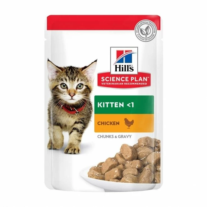 Hill's Science Plan Kitten Chicken & Ocean Fish 12x85 G 2 Hill's Science Plan Kitten Chicken & Ocean Fish 12x85 G - Bilde 2