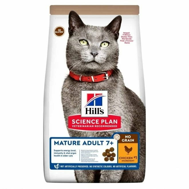 Hill's Science Plan Cat Mature No Grain Chicken 1,5 Kg 1 Hill's Science Plan Cat Mature No Grain Chicken 1,5 Kg