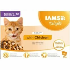 Iams Delights In Gravy Multipack Kitten 12x85 G