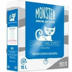 Monster Classic Unscented Kattesand, 10 L
