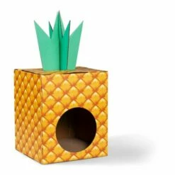 Little&Bigger Jungle Party Kattehus I Papp Ananas