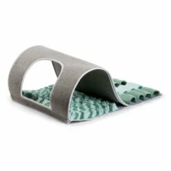 Little&Bigger Shaggy Kattehule Og Snusematte, Grønn/grå