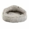 Little&Bigger Fluffy Cave Bed Brun, 50 Cm