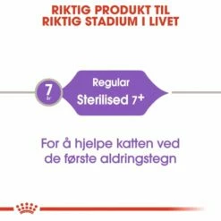 Royal Canin Sterilised 7+ -Kjæledyrutstyr Salg 2024 royal canin sterilised 7 ff