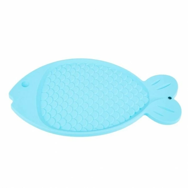 Little&Bigger Silicone Plasseringsmatte Fisk Aqua 1 Little&Bigger Silicone Plasseringsmatte Fisk Aqua