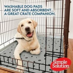 SIMPLE SOLUTION SimpleSolution Washable Travel Pads, L 2 Stk -Kjæledyrutstyr Salg 2024 simplesolution washable dog pads 2 pack 3f