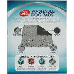 SIMPLE SOLUTION SimpleSolution Washable Travel Pads, L 2 Stk -Kjæledyrutstyr Salg 2024 simplesolution washable dog pads 2 pack eb