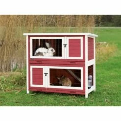 Trixie Natura Utendørs Gnagerbur Rød/hvit 116×111×65cm